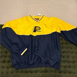 Vintage Indiana Pacers crew neck NBA Brand size medium. Windbreaker